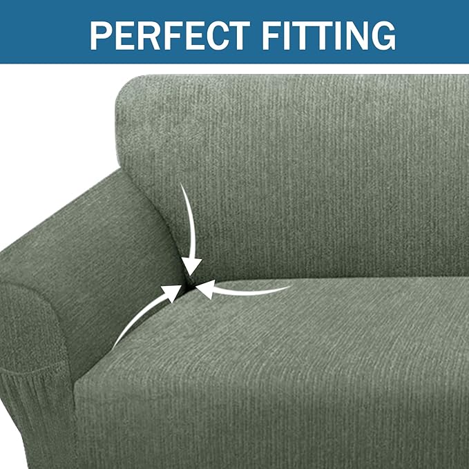 Loveseat Slipcover with 2 Pillow Cover