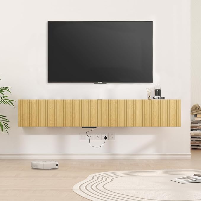EazeHome 82" Floating TV Stand