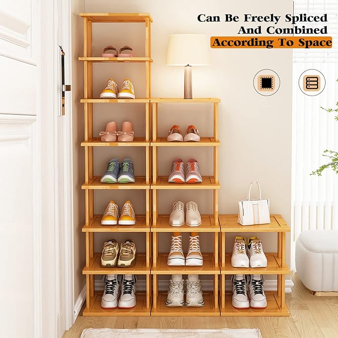Bamboo Shoe Rack
