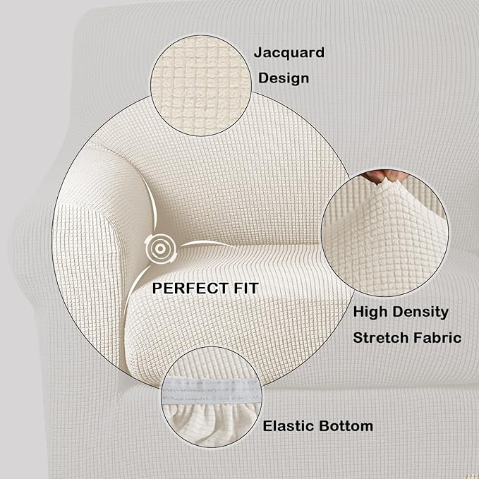 Turquoize 2 Piece Chair Covers Armchair Covers