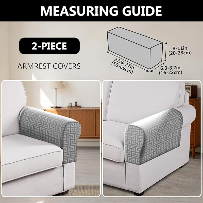 UNBBRRL Stretch Couch Armrest Covers