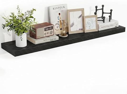 Acovy 48 Inch Floating Shelves, Wooden Shelves