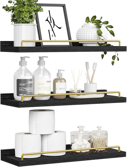 RYOFOBETTO Floating Shelves for Wall Decor, Living Room, Picture Frames