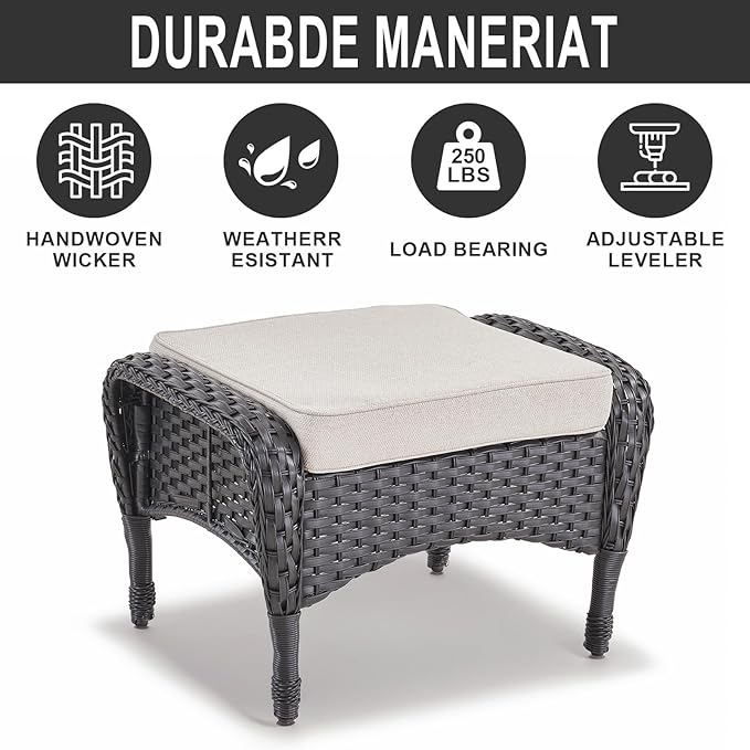 Belord Expansive 10 Pieces Outdoor Patio Furniture Set