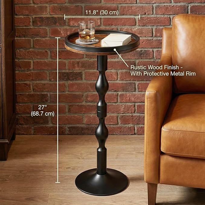 Small Round Side Table, Drink Table