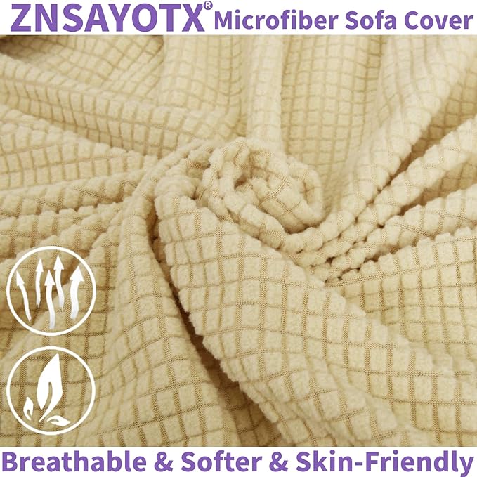 ZNSAYOTX Super Stretch Chair Slipcover Universal Sofa Chair Covers