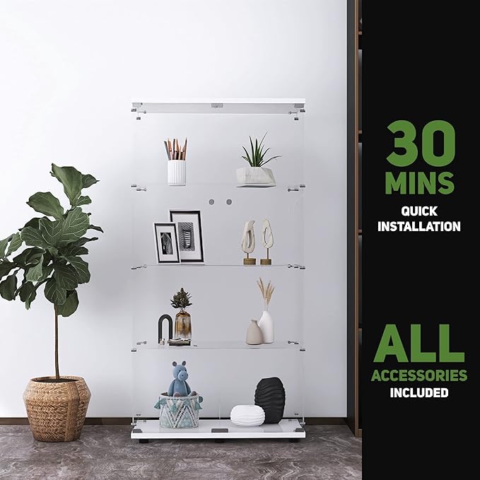 Beauty4U Glass Display Cabinet