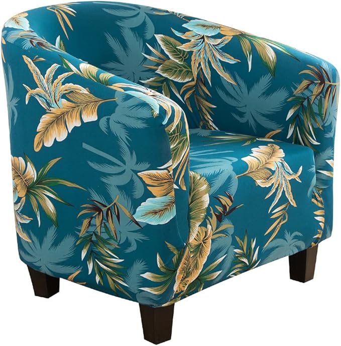 SearchI Club Chair Slipcover Stretch Barrel Chair Covers Printed Tub Chair
