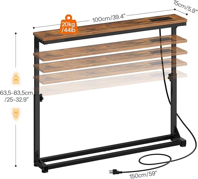 HOOBRO Narrow Console Table