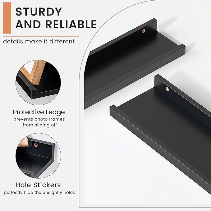 FLYJOE Floating Picture Ledge Shelves