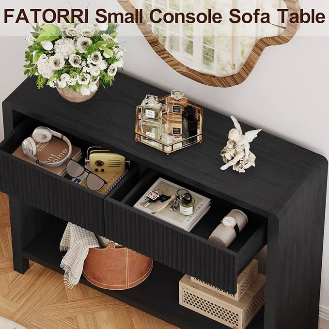 FATORRI Console Entryway Table, Modern Sofa Table