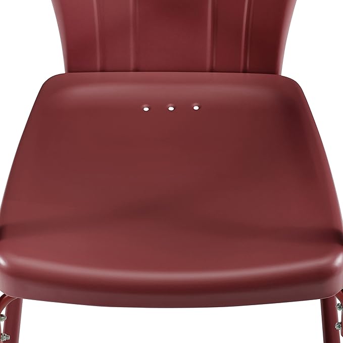 Crosley Furniture Tulip 2-Piece Outdoor Chair Set, Retro Metal Patio Chairs