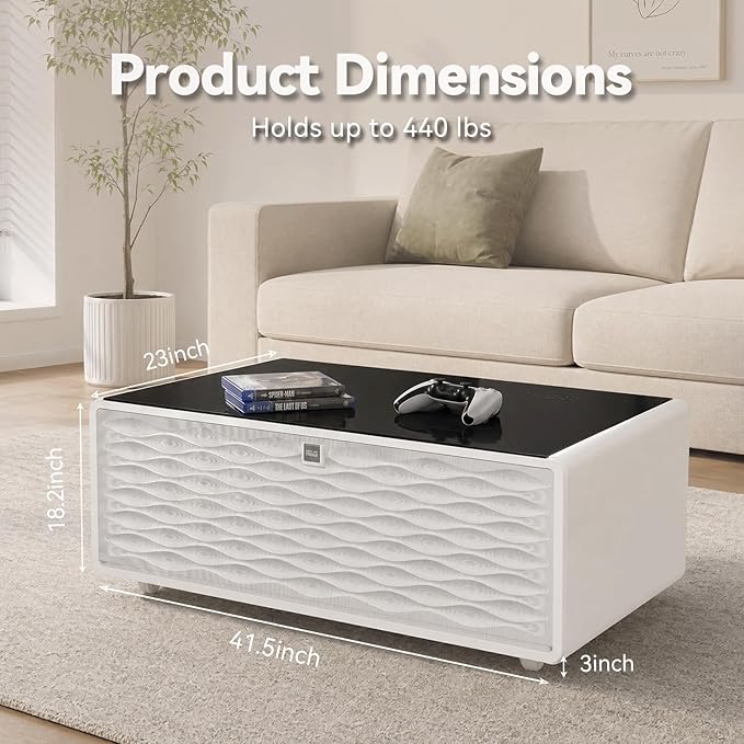 LIVTAB Smart Coffee Table, Living Room Table