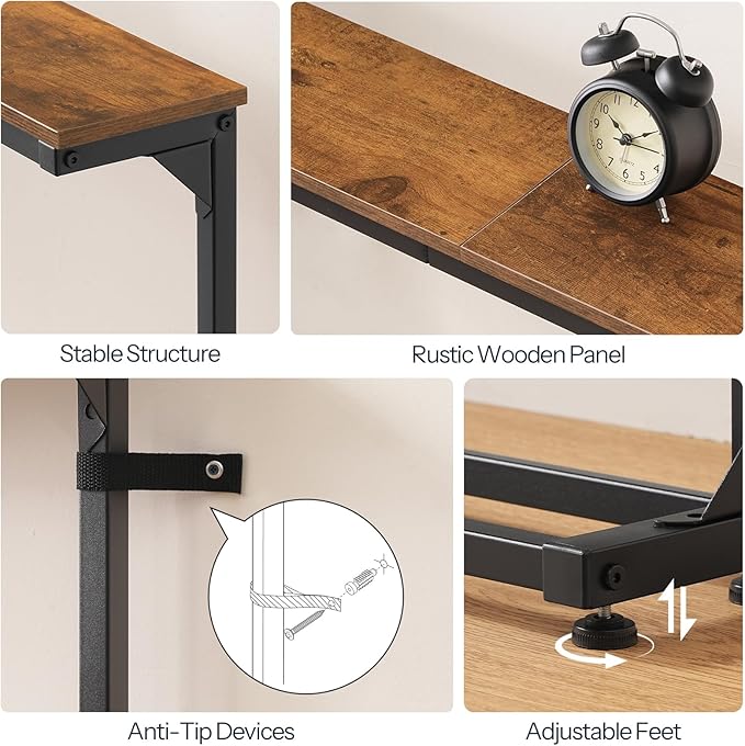 HOOBRO Narrow Console Table