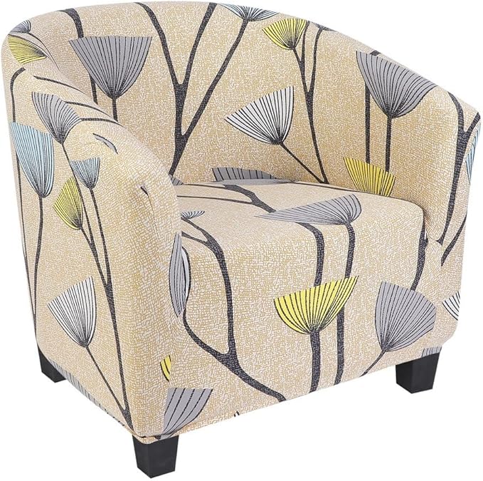 SearchI Club Chair Slipcover Stretch Barrel Chair Covers Printed Tub Chair
