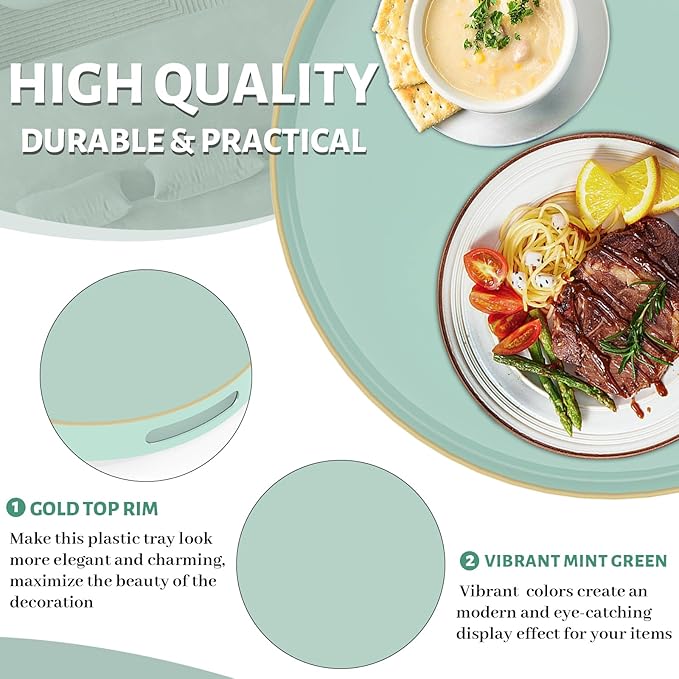 MAONAME Mint Green Decorative Tray