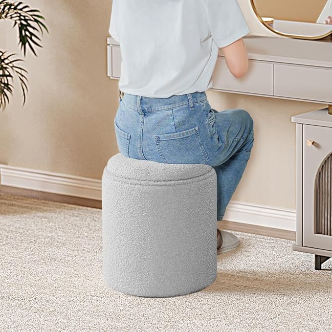 PINPLUS Round Boucle Ottoman