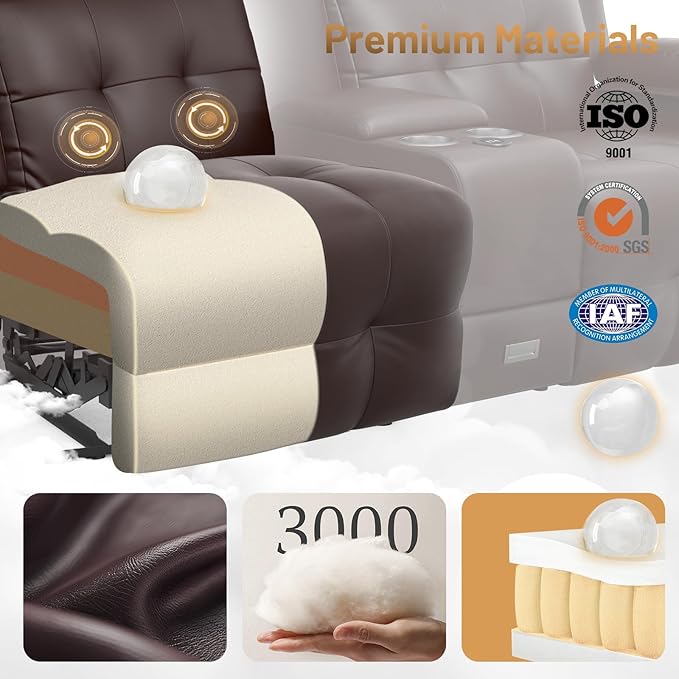 Recliner Sofa Set, RV Wall Hugger Recliners