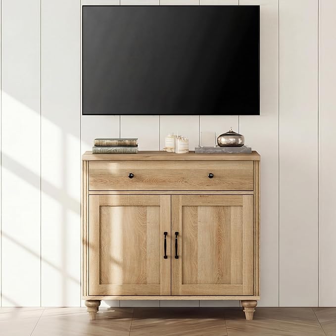 WAMPAT TV Stand for 43 inch TV