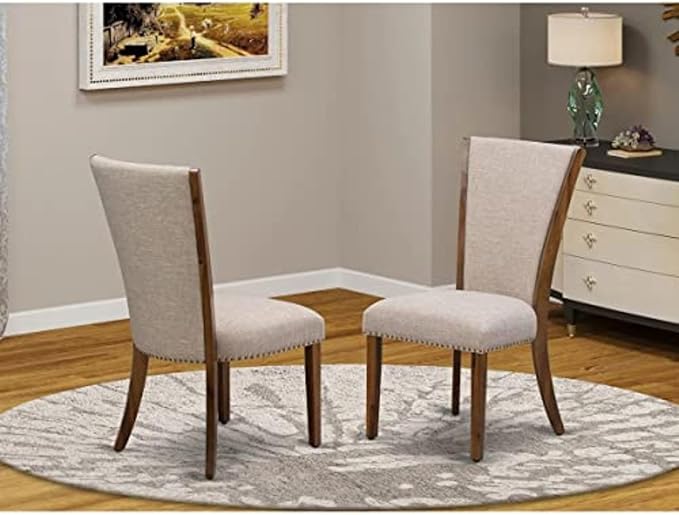 East West Furniture VEP8T04 Verona Parsons Dining Chairs