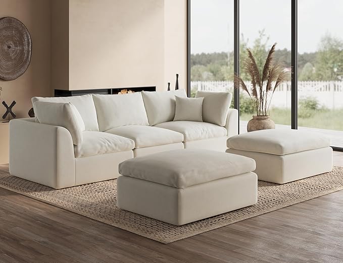 ohllob 110" Cloud Sectional Couches