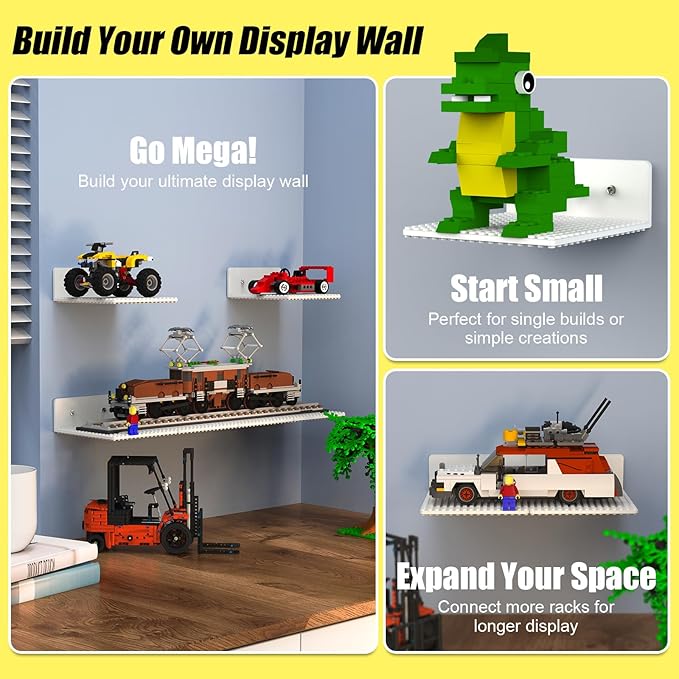 BlissBox 6-Pack Floating Shelves