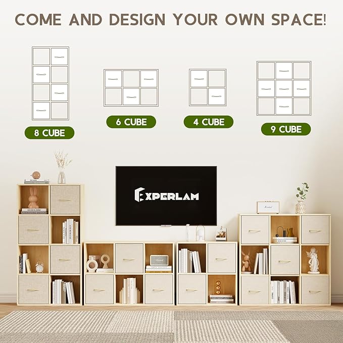 EXPERLAM 8 Cube Storage Organizer