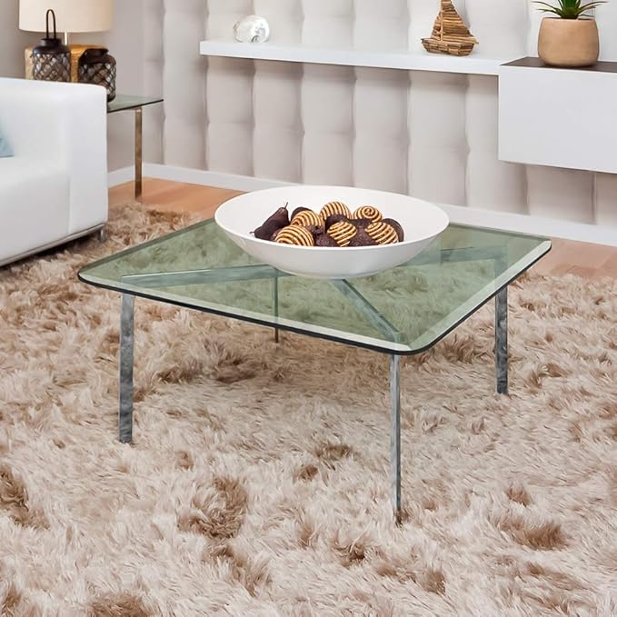 Dulles Glass 16 inch Square Glass Table Top