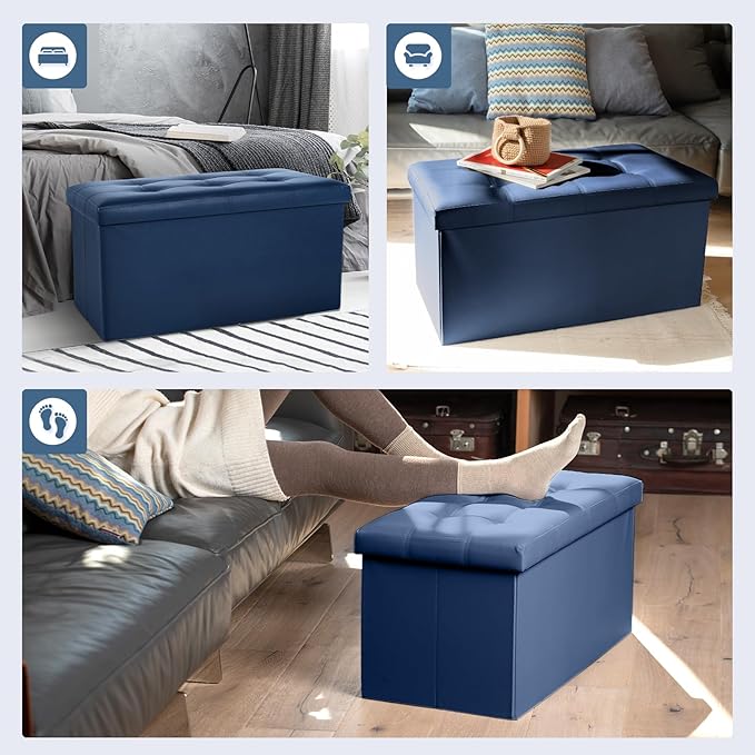 COSYLAND Ottoman Bench with Storage Large