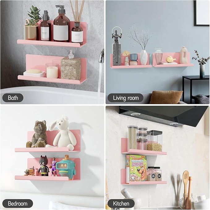 PAVSTINE Adhesive Floating Shelves