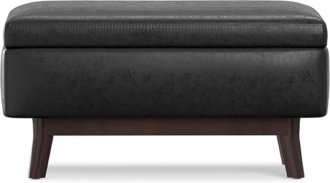 SIMPLIHOME Owen Small Rectangular Storage Ottoman