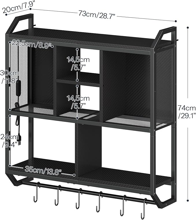 HOOBRO Gaming Floating Shelves
