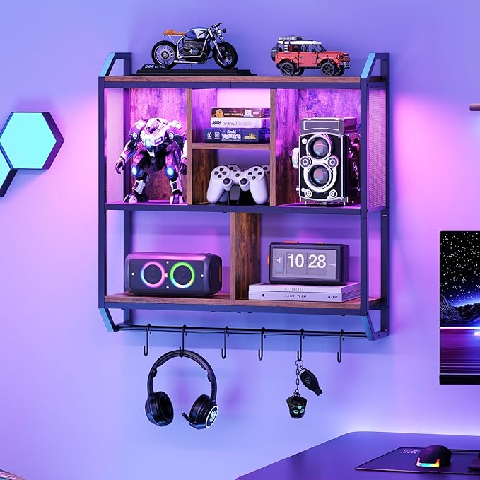 HOOBRO Gaming Floating Shelf