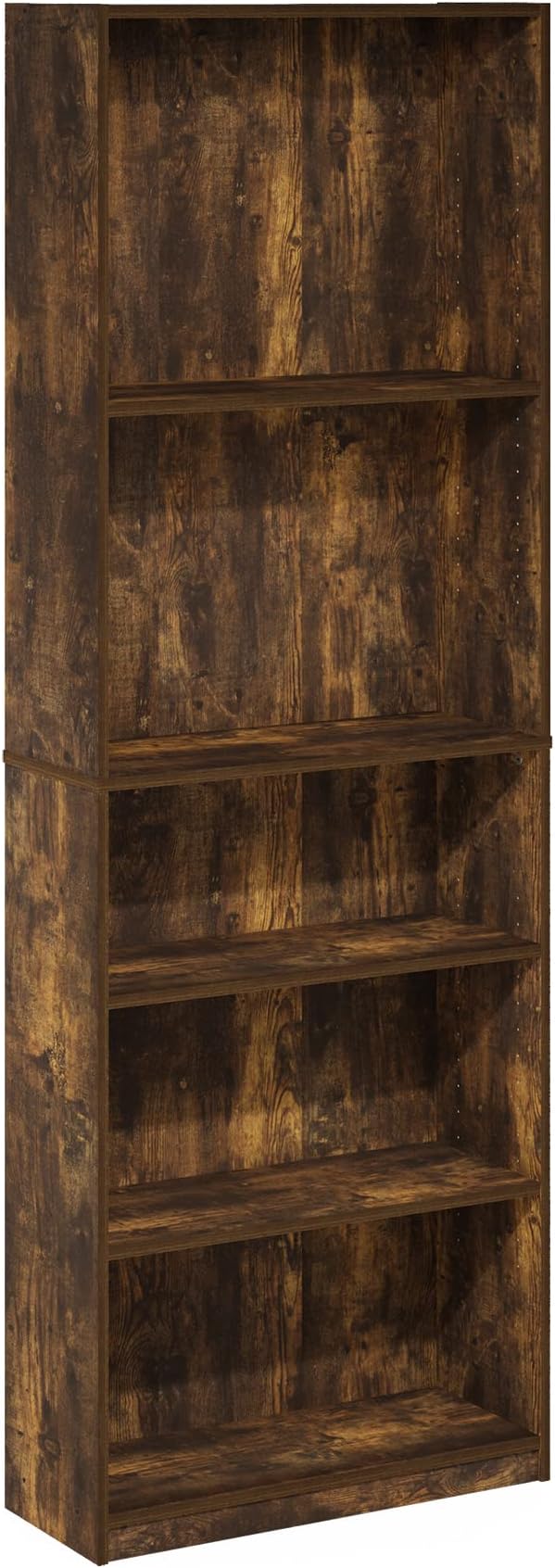 Furinno JAYA Book Shelf, 5-Tier Bookshelf, Bookcase