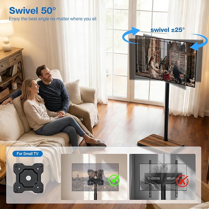 Swivel/Tilt Universal Floor TV Stand