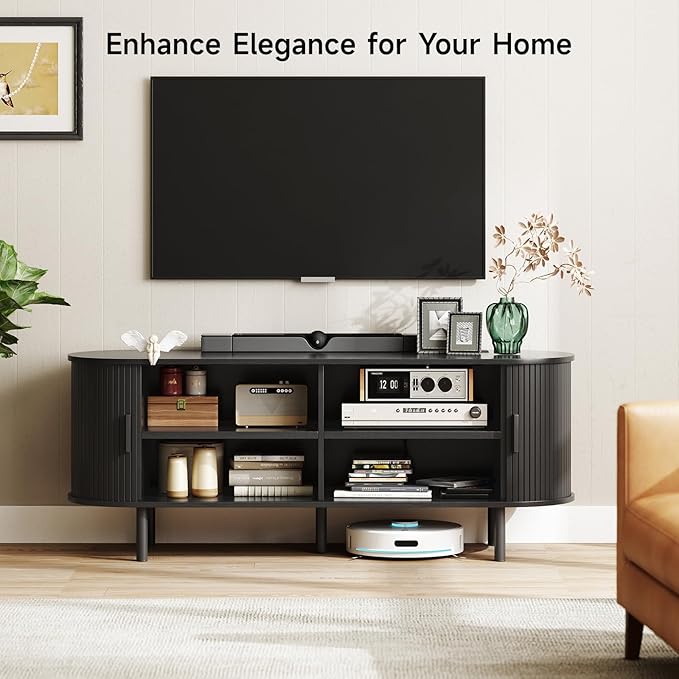 ONBRILL 55" TV Stand with Power Outlet