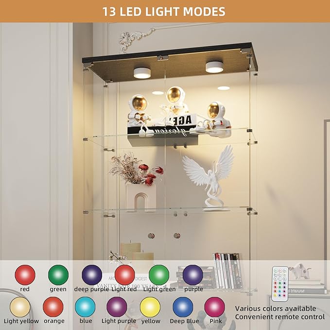Beauty4U Glass Display Cabinet