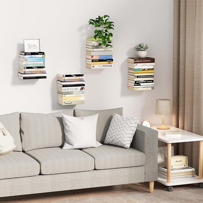 Mefirt Invisible Floating Bookshelves