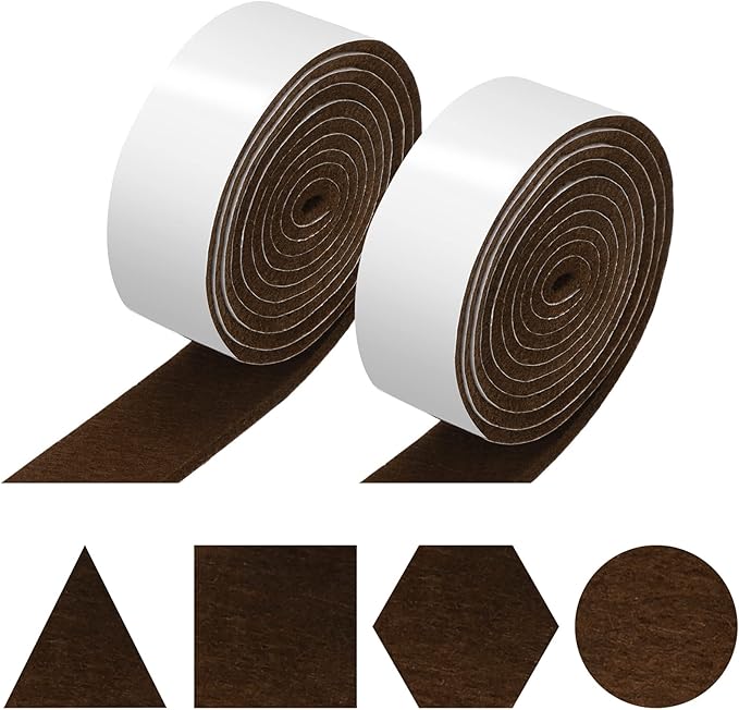 Shappy 2 Packs 120 x 1 x 0.12 Inch Felt Strips