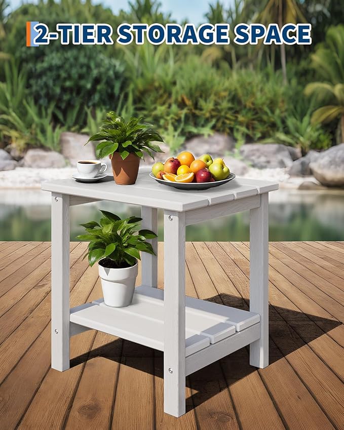 GarveeLife Poly Lumber Rocking Chair Outdoor Set of 4