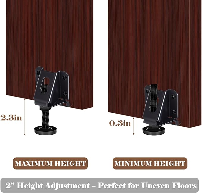 Heavy Duty Leveling Feet, 8 Pack Adjustable Furniture Levelers
