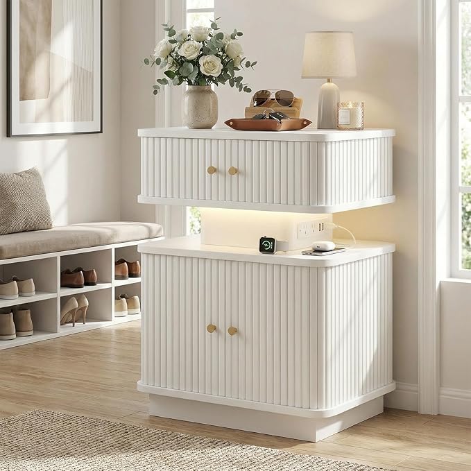 Night Stand, LED Nightstand, Modern Nightstand