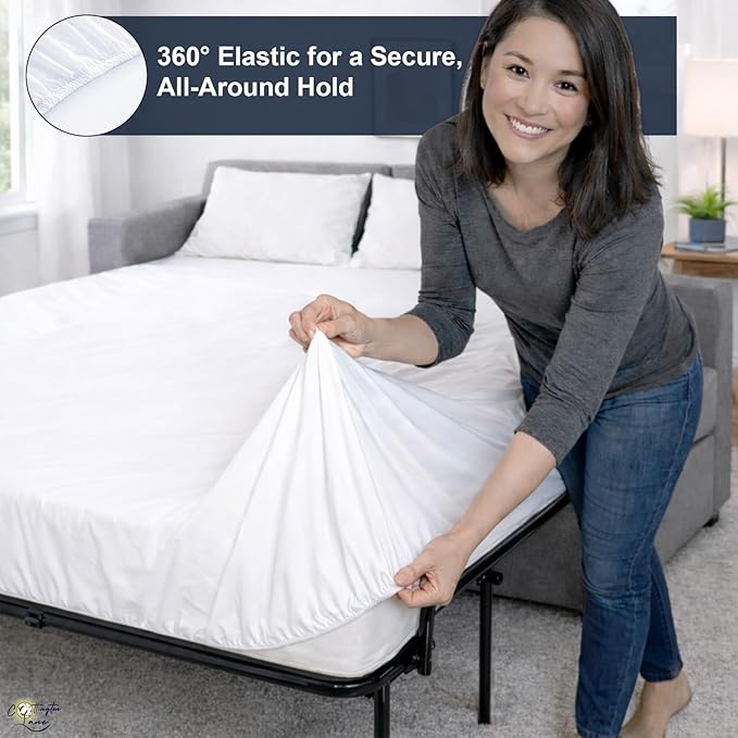 Cottington Lane Sleeper Sofa Sheets Queen Size, 4 Piece Premium Quality 100%