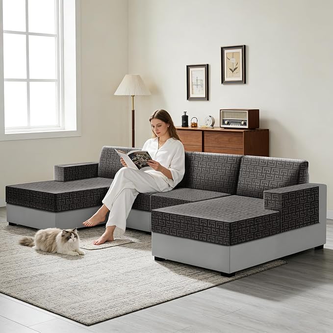 UNBBRRL Stretch Couch Seat Cushion Cover