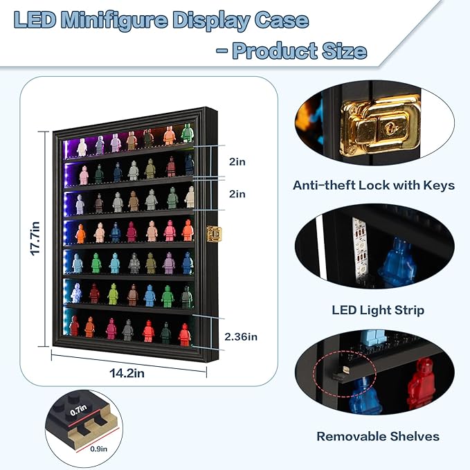 VERANI Minifigure Display Case