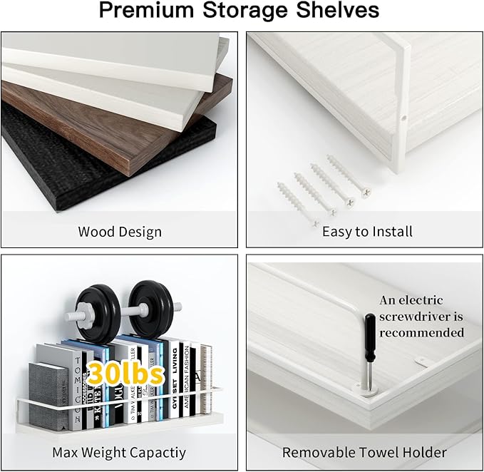 Shario Floating Shelves