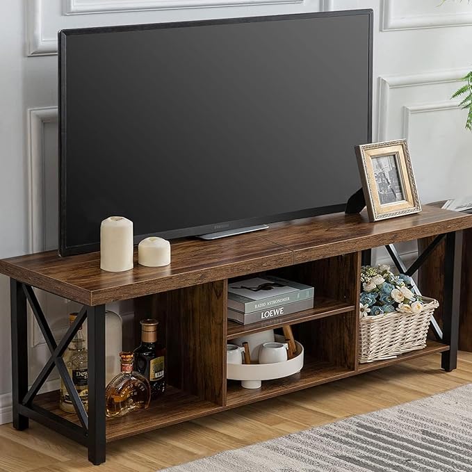 GAZHOME TV Stand for TV up to 65 Inches, TV Cabinet