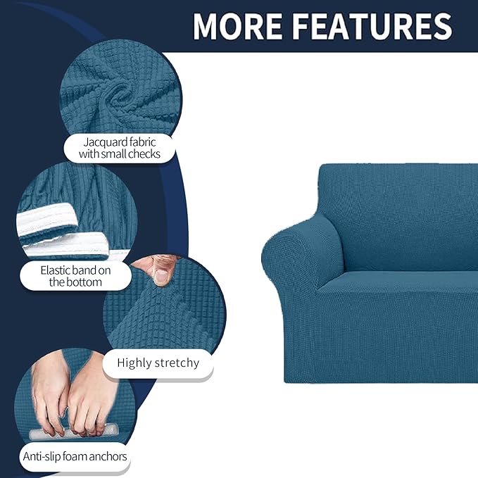 Cupuamon 2026 New Stretch Chair Sofa Slipcovers Couch Cover