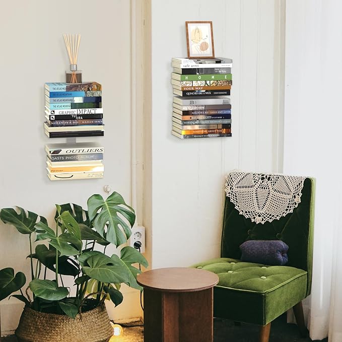 Mefirt Invisible Floating Bookshelves