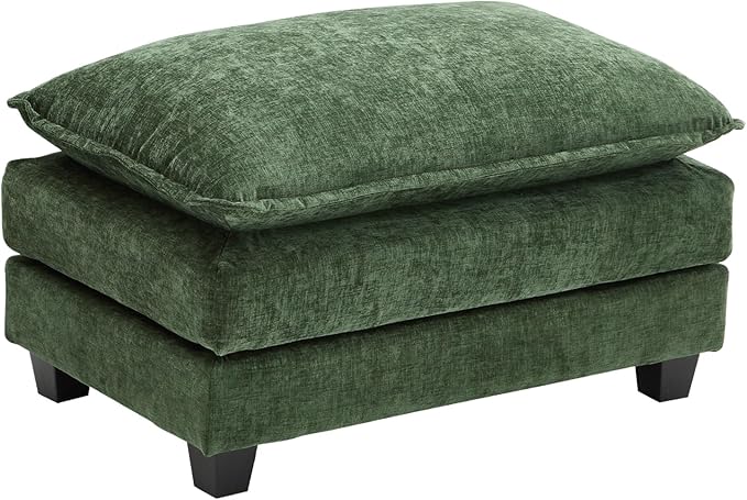 Ihanherry Ottoman for Modular Sectional Cloud Couch, Chenille Deep Seat Sofa